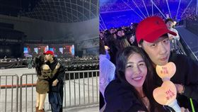 柔柔與余祥銓朝聖周董演唱會（圖／翻攝IG）