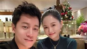 陳喬恩甜蜜幫老公曾偉昌慶生。（圖／翻攝自陳喬恩IG）