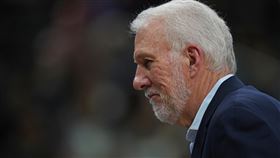 ▲波波維奇（Greg Popovich）自輕微中風後首次發表聲明。（圖／翻攝自X @Spurs）