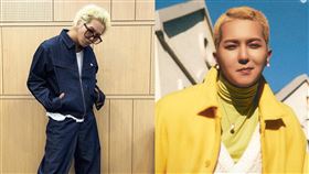 韓團WINNER成員MINO宋旻浩遭爆料，服兵役期間出勤紀錄不實。（合成圖，左取自Instagram@realllllmino、右取自X@ygent_official）