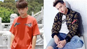 蔡阿嘎街頭藝人證書照片撞臉鯰魚哥。（圖／翻攝自蔡阿嘎、鯰魚哥臉書）