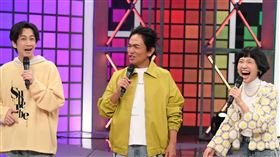 陳漢典（左起）、吳宗憲、Lulu同台聊舞蹈