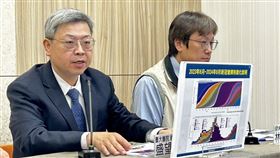 盛望徽（左）提醒，感染新冠肺炎後有2成民眾會得到長新冠。（圖／記者簡浩正攝影）