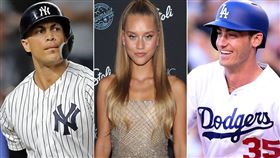 ▲貝林傑老婆卡特（Chase Carter）是新隊友史坦頓（Giancarlo Stanton）前女友。（圖／翻攝自Devine Sports Gospel推特）
