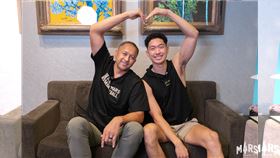 ▲雷克斯12月21日現身戰神主場開球，親眼看兒子雷蒙恩的職業賽事。（圖／臺北台新戰神球團提供）