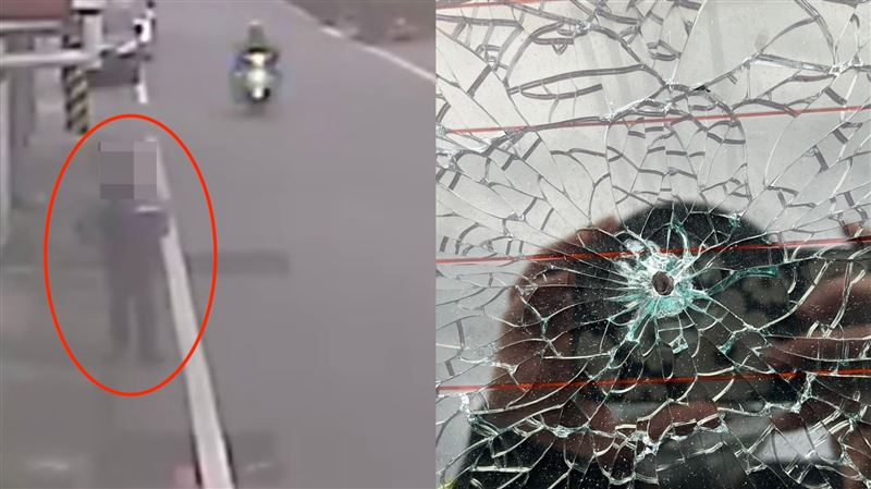 愛車擋風玻璃碎留彈孔　真相曝光全場傻了