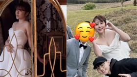 蔡函岑拍婚紗照，超帥未婚夫長相曝。（圖／翻攝自臉書）