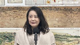 ▲民進黨團幹事長吳思瑤受訪。（圖／記者高逸帆攝影）