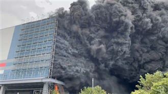 全聯台中倉儲大火！傳逾20人受困