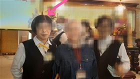 江阿姨 （左一）個性純樸善良，常分享四書五經。圖 家屬提供。