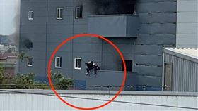 台中,大肚,倉儲,火警,全聯（圖／翻攝畫面）