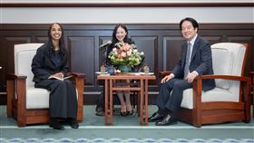 賴清德接見「布魯金斯研究院訪問團」、布魯金斯研究院長勞絲（Cecilia Rouse）（圖／總統府提供）