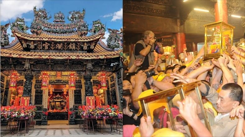 最多人追女神在大甲鎮瀾宮！搶頭香送金媽