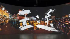 ▲環形螢幕呈現震撼視覺效果（圖／翻攝自屏東縣王船文化館官網）