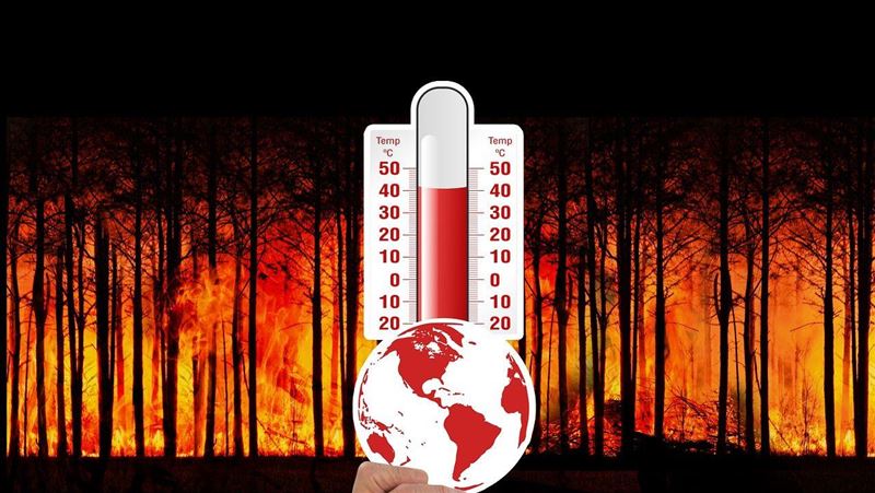科學家指出，2025年成為有紀錄以來地球最熱的3年之1。（示意圖／Pixabay）