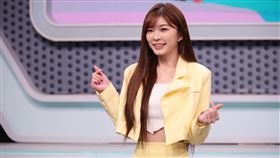林穎樂早上現身錄影受訪。（圖／記者鄭孟晃攝影）