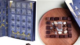 法國頂級巧克力Jean-Paul Hévin推出的「聖誕倒數月曆禮盒」，集合24款數量稀有的法式可可點心。（4,980元／本，全台限量100本）（圖／翻攝自鏡週刊，同下）