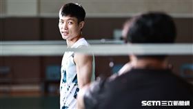 台灣羽球一哥周天成參與「2024HERO@TAIWAN第二屆台灣真英雄」宣傳影片拍攝。（圖／記者劉彥池攝影）