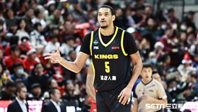 ▲TPBL臺北台新戰神迎戰新北國王，洋將強森投進三分球。（圖／記者劉彥池攝影）