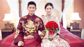 吳奇隆（左）和劉詩詩（右）驚傳婚變。（圖／翻攝自微博）