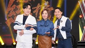 許志豪（左起）、于美人、蔡昌憲又合體主持《超級紅人榜》，三人身高平均165（圖／記者鄭孟晃攝）