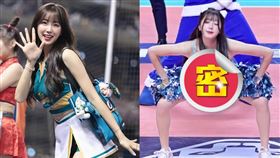 韓籍啦啦隊女神安芝儇有「最強外掛」之稱。（圖／翻攝自wlgus2qh IG）