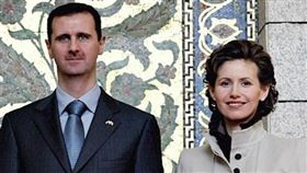 敘利亞前總統阿塞德（左）家族逃亡到俄羅斯，其妻子阿斯瑪（右）近日向他提出離婚請求。
