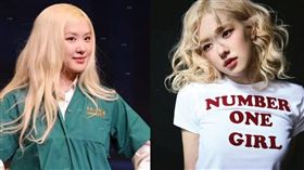 Rosé 在簽售會上更換多套服裝造型，其中一套事北一女制服。(圖/翻攝Dcard)
