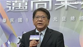 總統府「中華民國114年元旦總統府升旗典禮暨元旦總統府大開放」記者會、總統府秘書長潘孟安（圖／記者高逸帆攝影）