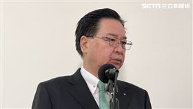 ▲國安會秘書長吳釗燮受訪（圖／記者高逸帆攝影）