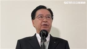 ▲國安會秘書長吳釗燮受訪（圖／記者高逸帆攝影）