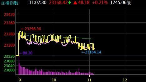 「耶誕行情」那指重回2萬 台股早盤漲百點