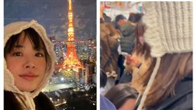 蔡依林搭日本銀座線被身旁粉絲認出（翻攝微博）