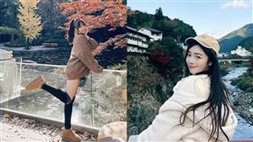 熊霓（左）跟曲曲受邀前往日本。（圖／樂天提供）