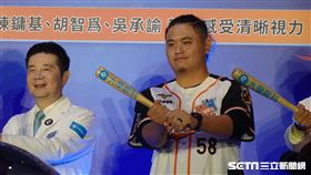 ▲統一獅胡智爲出席大學眼科活動。（圖／記者張沛嘉攝影）