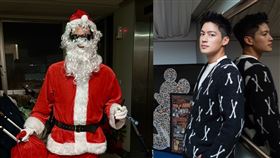 許孟哲假扮成聖誕老公公給女兒驚喜。（圖／晴空鳥提供）