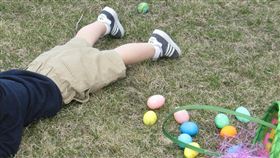 小男孩,玩耍,草地,男童(PIXABAY)