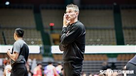 ▲東亞超級籃球聯賽，桃園璞園領航猿總教練卡米諾斯。（圖／記者劉彥池攝影）