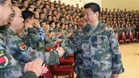習近平、解放軍（圖／翻攝自中國共產黨新聞網）