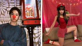 曹佑寧、王淨聖誕節偷偷放閃。（圖／翻攝自曹佑寧、王淨IG）