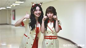 ▲樂天女孩若潼、小龍女心璇。（圖／記者劉彥池攝影）