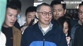 柯文哲步出台北地院(圖/記者鄭孟晃攝影)