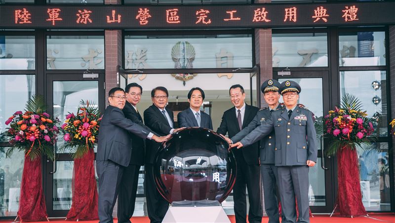 陸軍涼山營區啟用　賴清德：提升特勤戰力