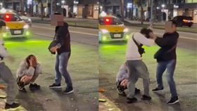 北市黃女與女友的孫姓男同事爭風吃醋，兩人進一步大打出手。（圖／翻攝自爆廢公社）