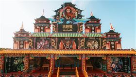 ▲動漫風醮壇。（圖／翻攝自龍潭龍元宮粉絲專頁）