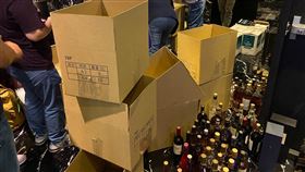 中山區百富酒店販賣假酒 翻攝