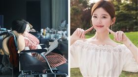 趙露思病倒，粉絲翻出她2024行程幾乎全年無休相當心疼。（圖／翻攝自微博）