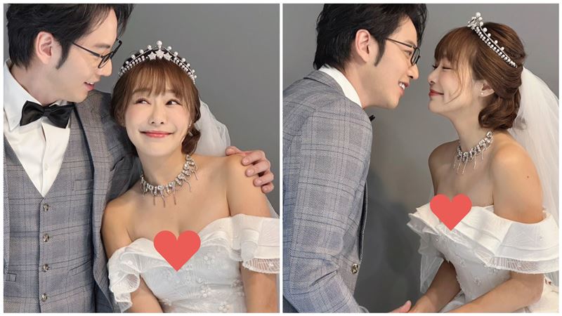 茵芙穩交《願望》男星　爆乳婚紗美照曝光