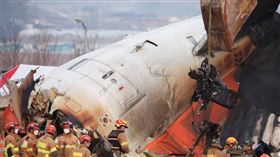 濟州航空發生嚴重空難。（圖／達志／路透社）