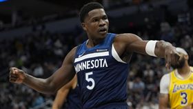 ▲艾德渥斯（Anthony Edwards）近期因發言不當屢屢遭罰。（圖／美聯社／達志影像）